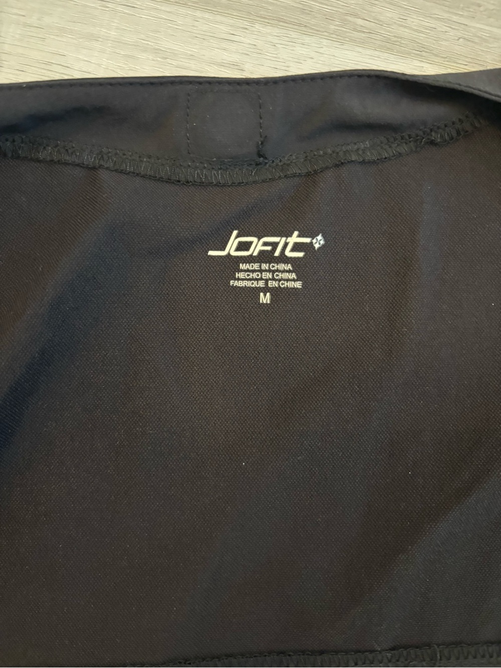 Jofit Black Convertible Golf Jacket Vest Zip-Off Sleeves Magnetic Trim M - Picture 12 of 15